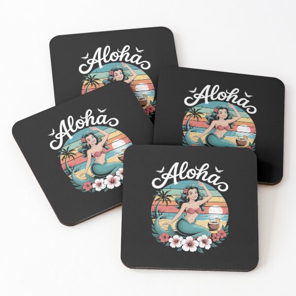 Item preview, Hawaiian Mermaid Vacation Sunset  designed and sold by Cowlifes.