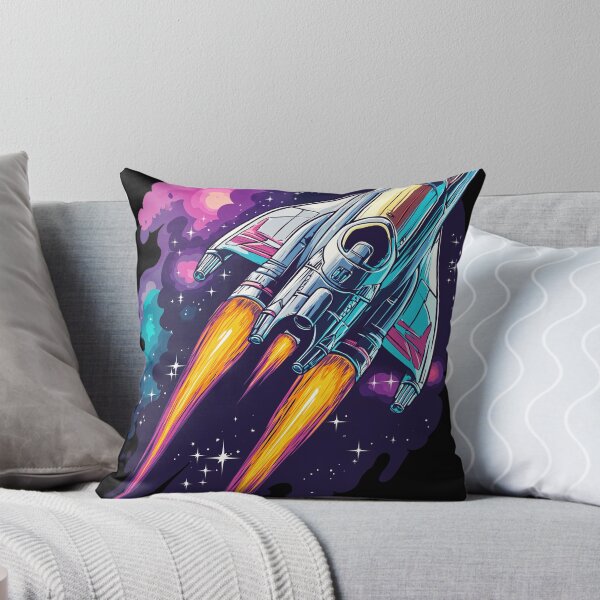 Item preview, Nave espacial de neón en el espacio profundo designed and sold by Lineer22.