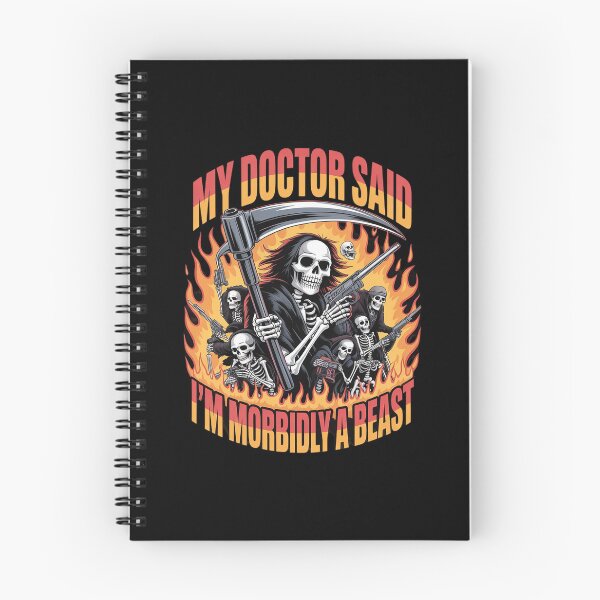 Item preview, My Doctor Said I'm Morbidly A Beast Hard Skeleton Meme  designed and sold by MathisBellanger.