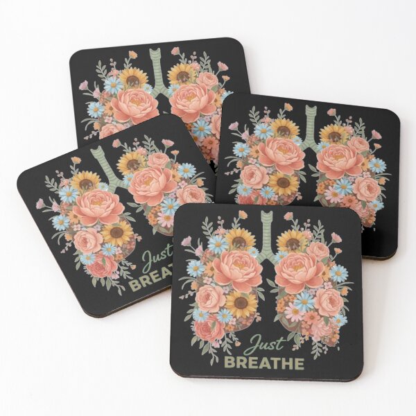 Item preview, Just Breathe Floral Lungs – Botanical Art (V.4) designed and sold by D-Islamic.