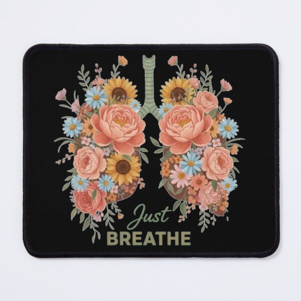 Item preview, Just Breathe Floral Lungs – Botanical Art (V.4) designed and sold by D-Islamic.
