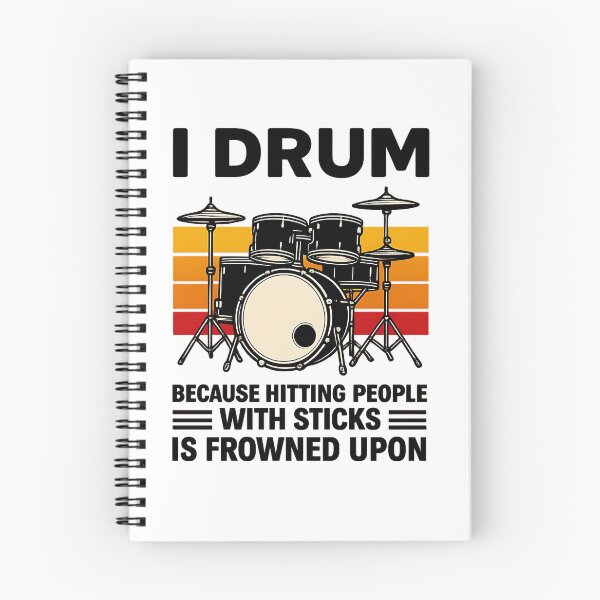 Item preview, I Drum Because Hitting People with Sticks is Frowned Upon designed and sold by hemagamo.