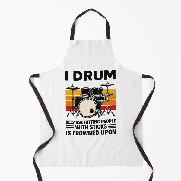 Item preview, I Drum Because Hitting People with Sticks is Frowned Upon designed and sold by hemagamo.