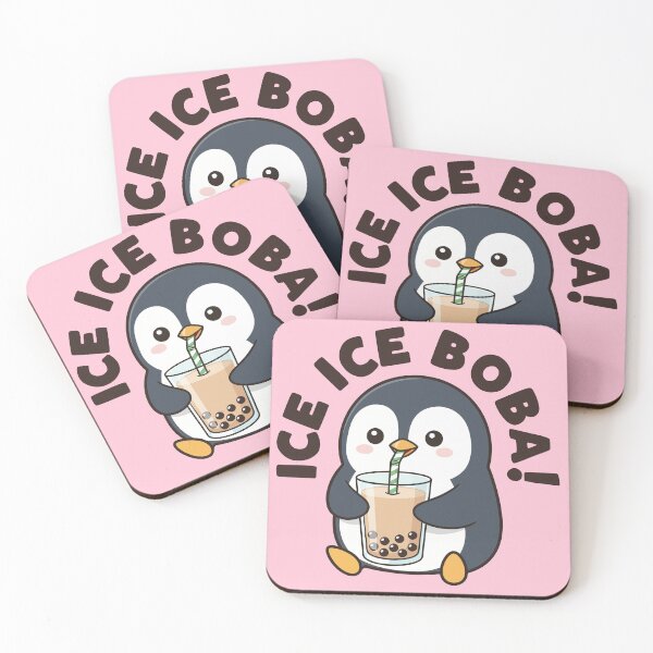 Item preview, Ice Ice Boba Kawaii Penguin designed and sold by legendaryskins.