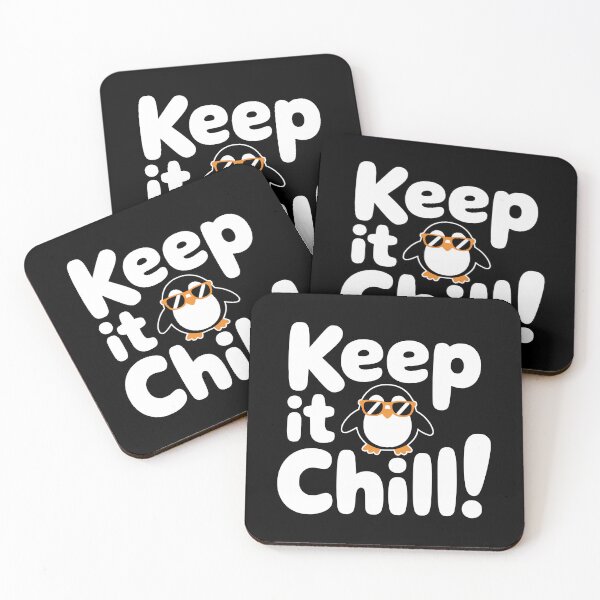 Item preview, Keep It Chill! Funny Penguin Pun designed and sold by PMCreative.