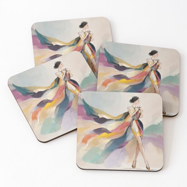 Item preview, Model in colorful dress designed and sold by anytka.