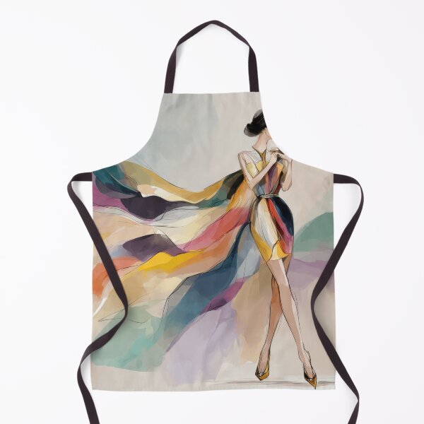 Item preview, Model in colorful dress designed and sold by anytka.