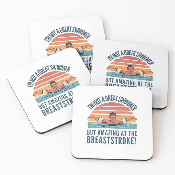 Item preview, Not a great swimmer, but amazing at the breaststroke! designed and sold by NicMacTees.