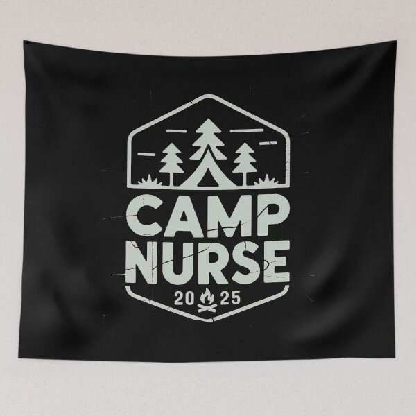 Item preview, CAMP NURSE Medical Staff Campground Squad Host Crew Tank  designed and sold by Cowlifes.