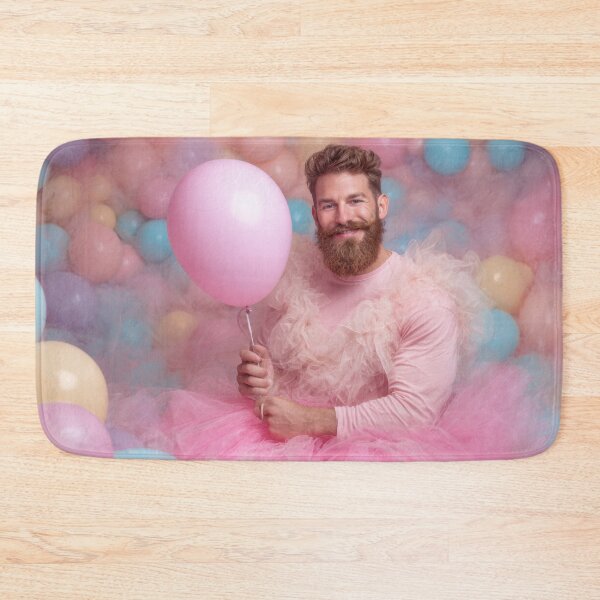 Item preview, Man with pink balloon designed and sold by anytka.