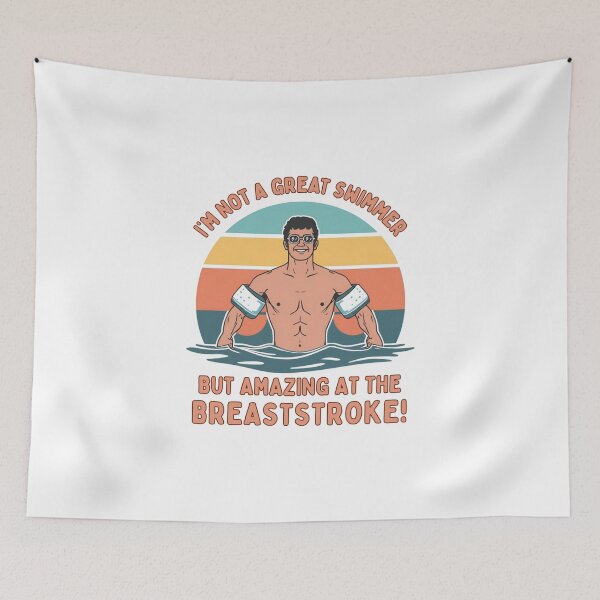 Item preview,  Not a great swimmer, but amazing at the breaststroke! designed and sold by NicMacTees.