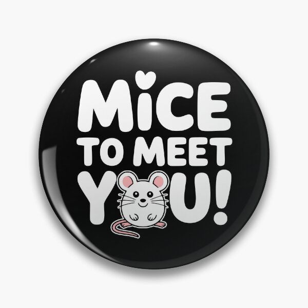 Item preview, Mice To Meet You! Funny Mice Pun designed and sold by PMCreative.