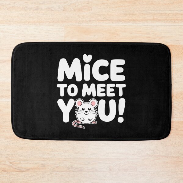 Item preview, Mice To Meet You! Funny Mice Pun designed and sold by PMCreative.
