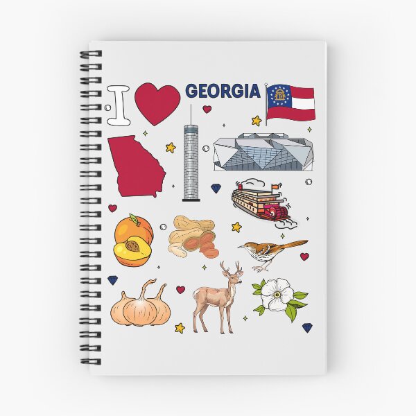 Item preview, I Love Georgia State Pride Collage - Peach State Travel & Souvenir designed and sold by mashmosh.