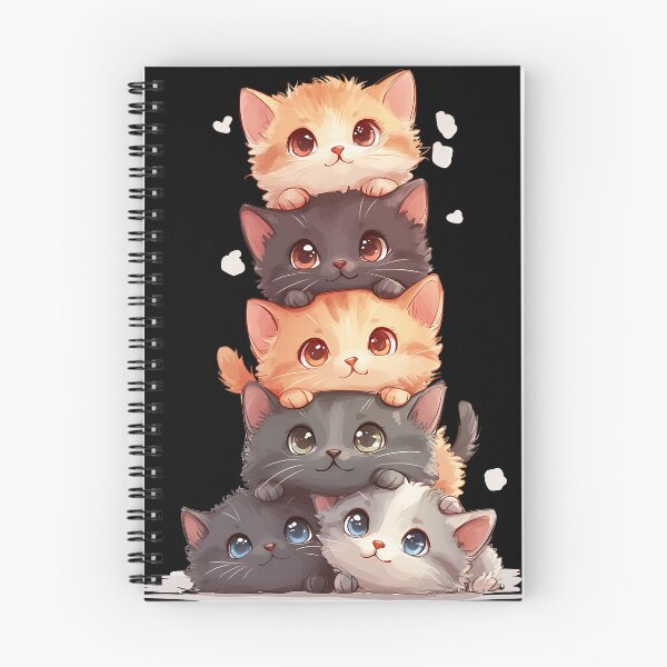 Item preview, Kawaii Stacked Kittens designed and sold by Lineer22.