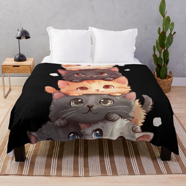 Item preview, Kawaii Stacked Kittens designed and sold by Lineer22.
