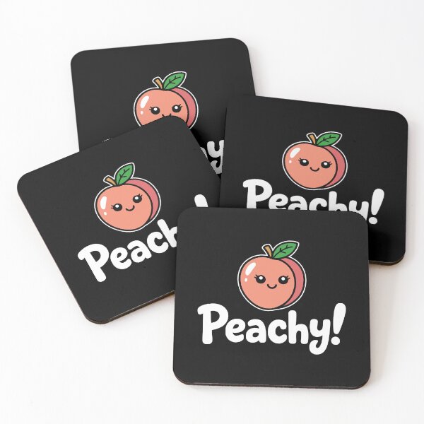 Item preview, Peachy! Funny Peach Pun designed and sold by PMCreative.