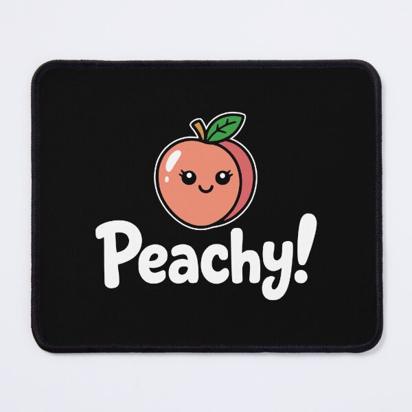 Item preview, Peachy! Funny Peach Pun designed and sold by PMCreative.