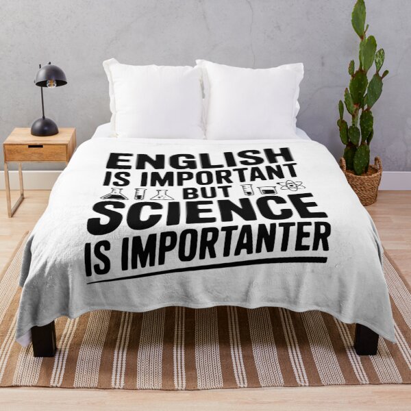 Item preview, English is Important but Science is Importanter designed and sold by Frank Ring.