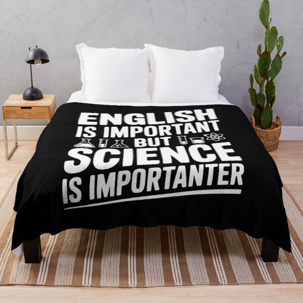 Item preview, English is Important but Science is Importanter designed and sold by Frank Ring.