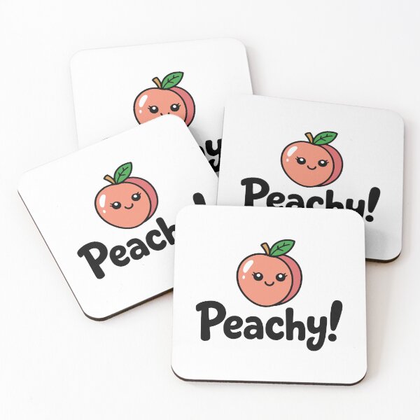 Item preview, Peachy! Cute Peach Pun designed and sold by PMCreative.