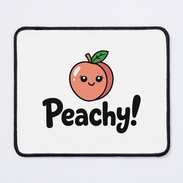 Item preview, Peachy! Cute Peach Pun designed and sold by PMCreative.
