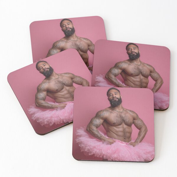 Item preview, Man in pink tutu poses for camera designed and sold by anytka.