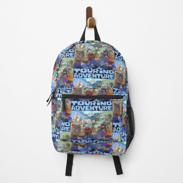Item preview, ADVENTURE TOURING MOTORCYCLES - HAND PAINTED - Joshua Tree Desert/California Coast/Italian Dolomites designed and sold by TRAVEL-ART-MOTO.