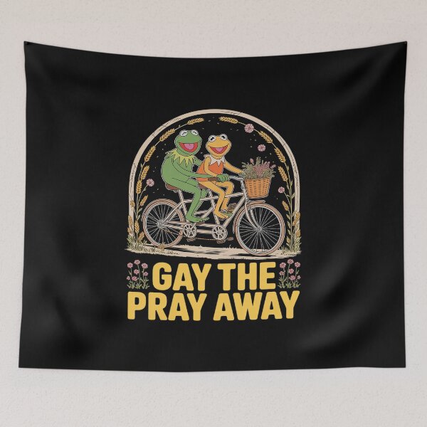 Item preview, Gay The Pray Away Frog &Toad Say Gay Rights LGBT Pride  designed and sold by MathisBellanger.