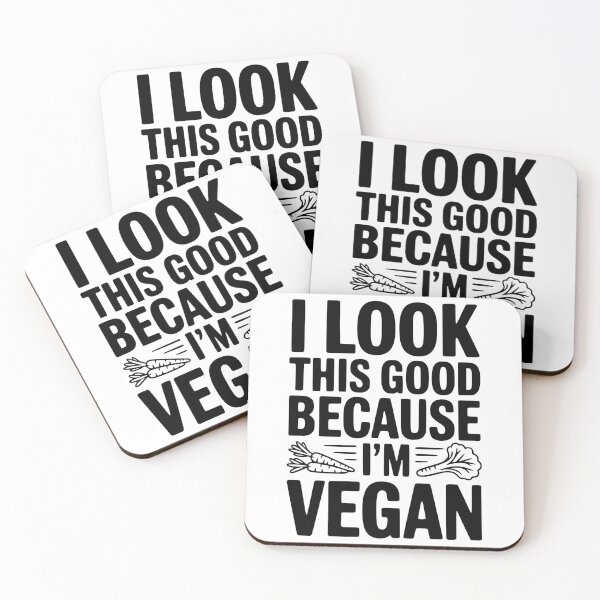 Item preview, I Look This Good Because I'm Vegan designed and sold by Frank Ring.