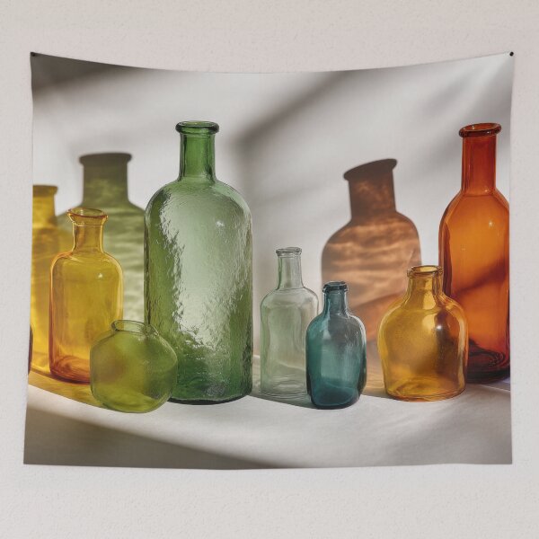 Item preview, Colorful glass bottles grouped designed and sold by anytka.