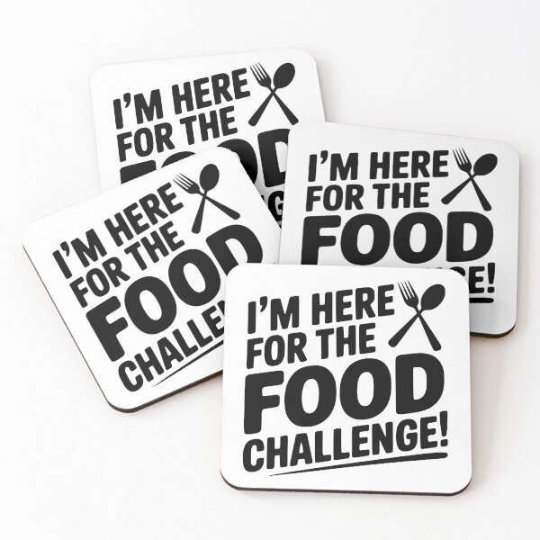 Item preview, I'm Here for the Food Challenge designed and sold by Frank Ring.