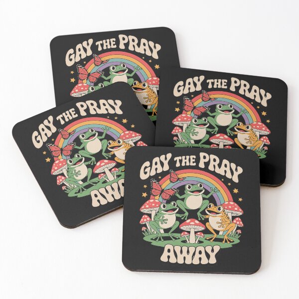Item preview, Gay the Pray Away Gay Frog LGBTQ Pride Cute  designed and sold by CombatTask.