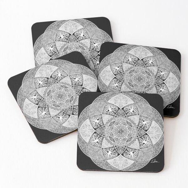Item preview, Grounding — Organic White Mandala Art designed and sold by MelZahrArt.