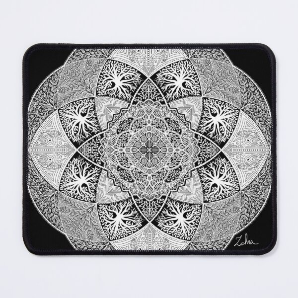 Item preview, Grounding — Organic White Mandala Art designed and sold by MelZahrArt.