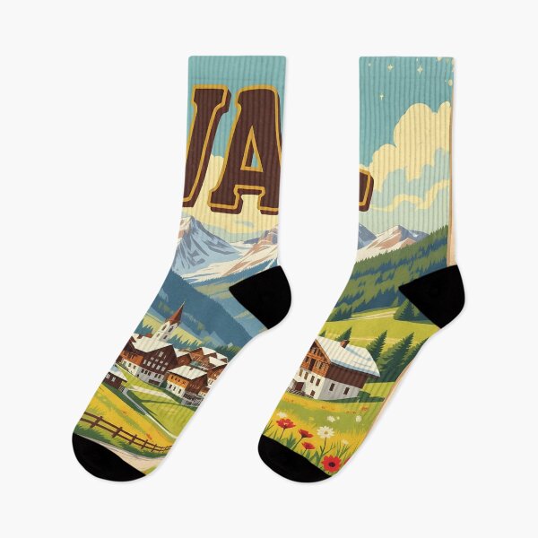 Item preview, Vail, Colorado, USA: Vintage-Style Painterly Travel Poster designed and sold by LSVart.