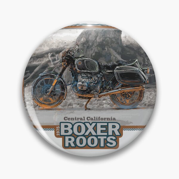 Item preview, BOXER ROOTS - Central California - Hand drawn and painted Moto. designed and sold by TRAVEL-ART-MOTO.