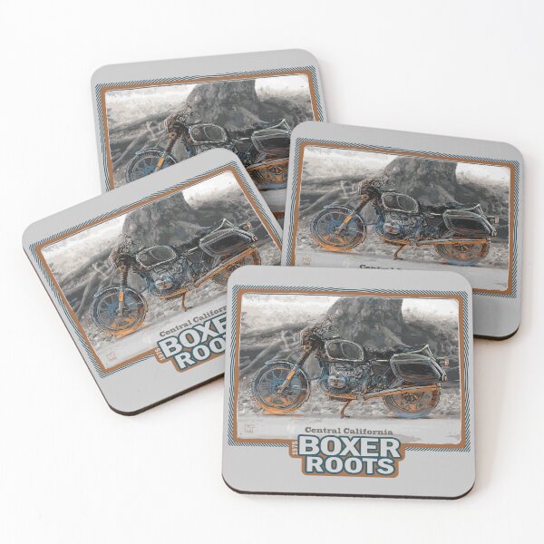 Item preview, BOXER ROOTS - Central California - Hand drawn and painted Moto. designed and sold by TRAVEL-ART-MOTO.