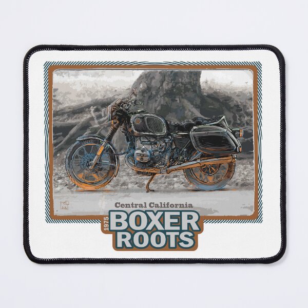 Item preview, BOXER ROOTS - Central California - Hand drawn and painted Moto. designed and sold by TRAVEL-ART-MOTO.