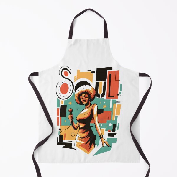 Item preview, Retro Disco Singer Afro woman Microphone 70s Pop Art designed and sold by DrawHandArt.