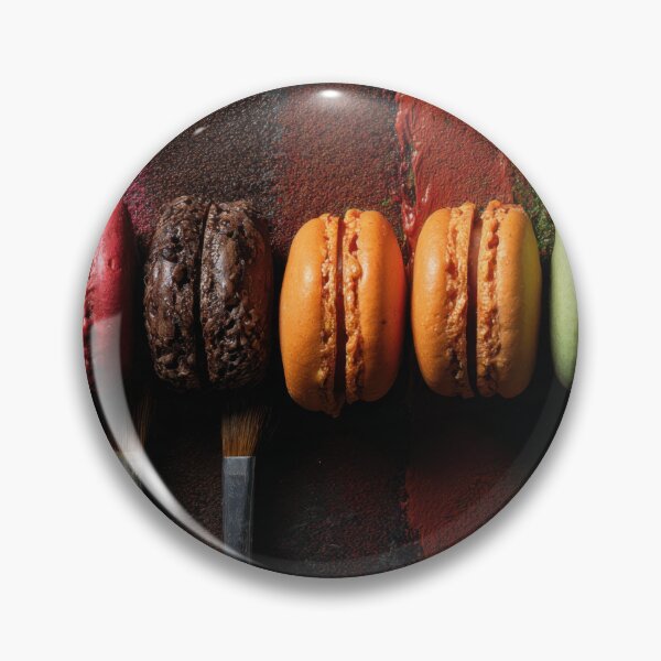 Item preview, Colorful macarons on paint brushes designed and sold by anytka.