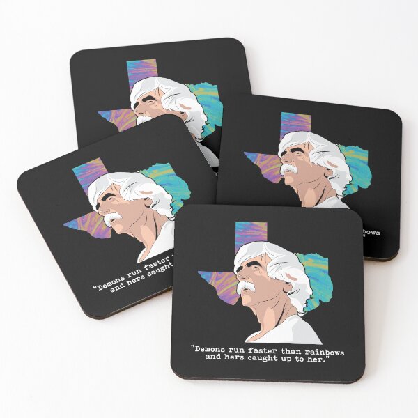 Item preview, Demons run faster tha rainbows quote color designed and sold by The Fonsecastein Shop.