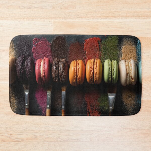 Item preview, Colorful macarons on paint brushes designed and sold by anytka.