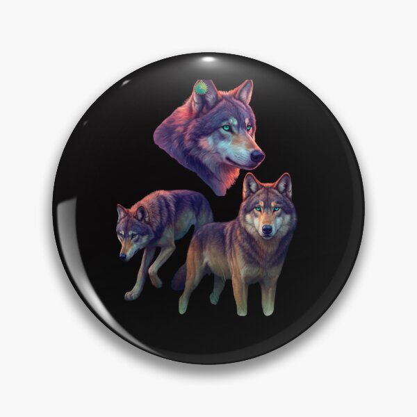 Artikelvorschau, Retro-Wolf, Vintage-Landschaftsgrafik, klassisch naturinspiriert, Geschenk für Tierliebhaber im Freien entworfen und verkauft von DesignDenDo ⭐⭐⭐⭐⭐.