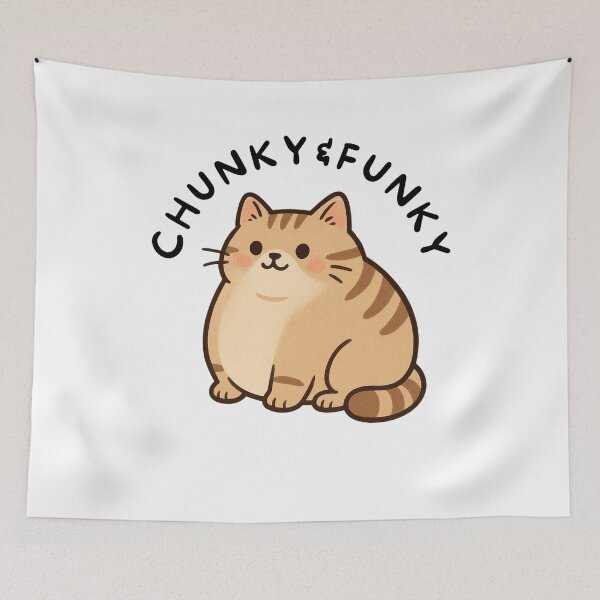 Item preview, Chunky and Funky Cat designed and sold by BeagleDesigns.