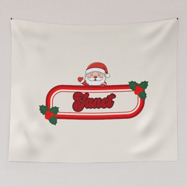Item preview, Janet and Santa Claus designed and sold by ArtCraftLab.