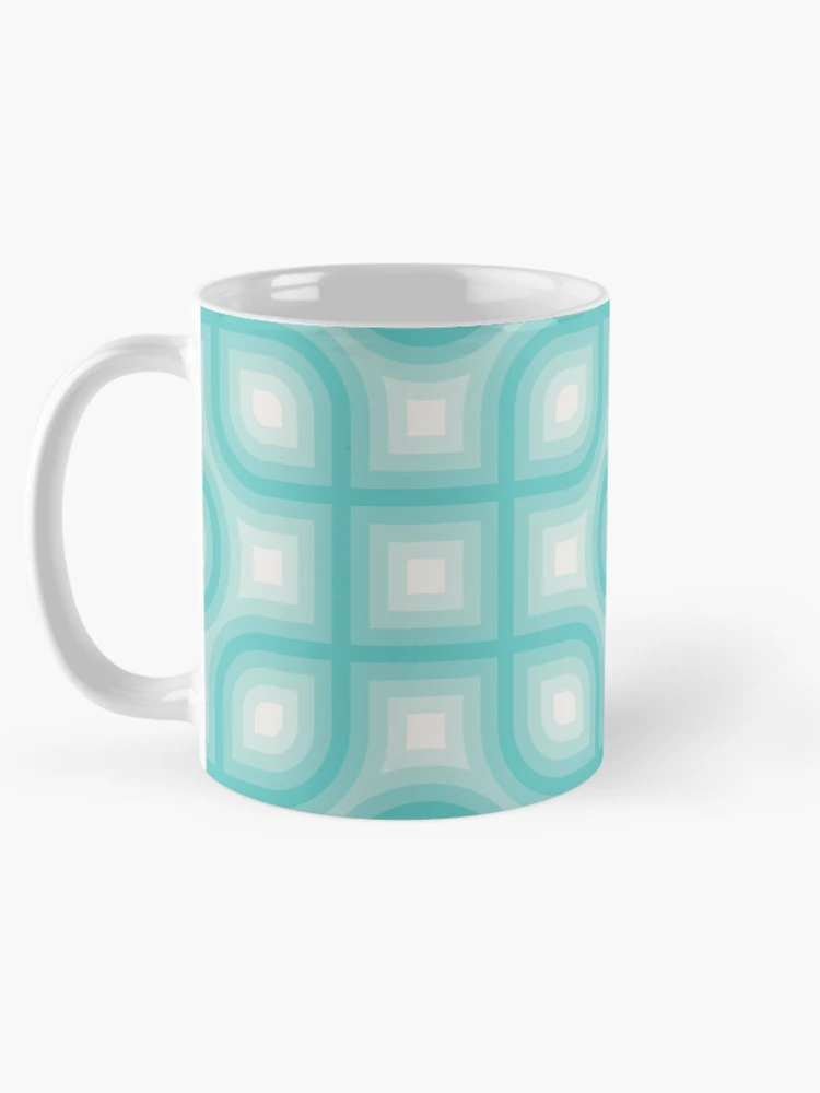 Thumbnail 5 of 6, Coffee Mug, Cloud Dancer Rising Rivulet Abstract Pattern designed and sold by PatternSalad.