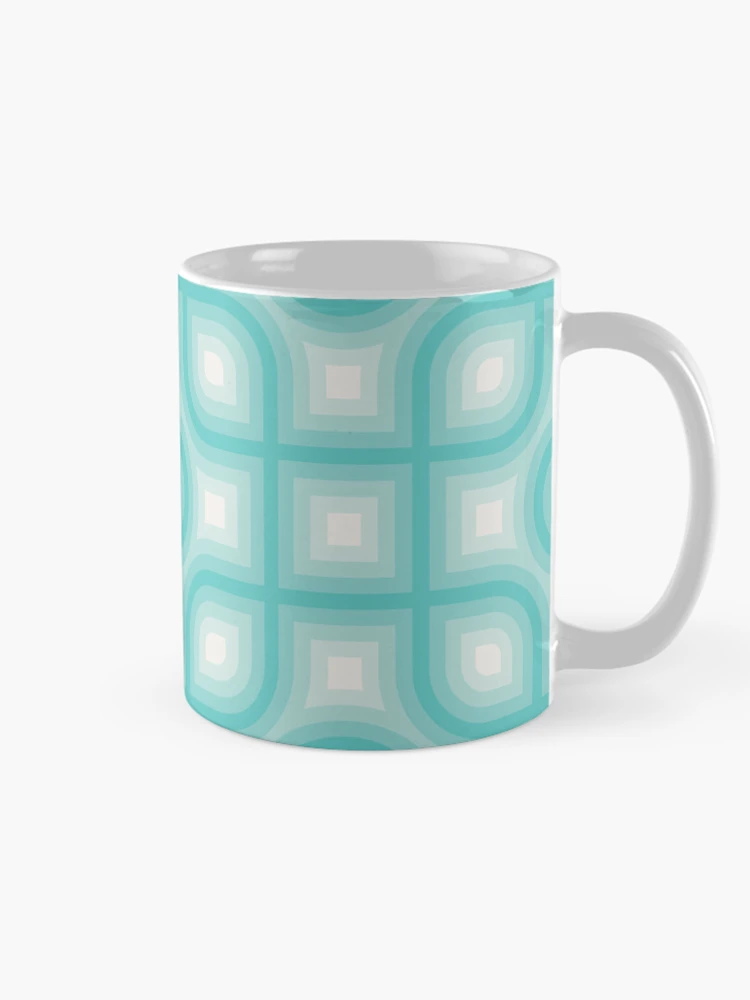 Thumbnail 3 of 6, Coffee Mug, Cloud Dancer Rising Rivulet Abstract Pattern designed and sold by PatternSalad.