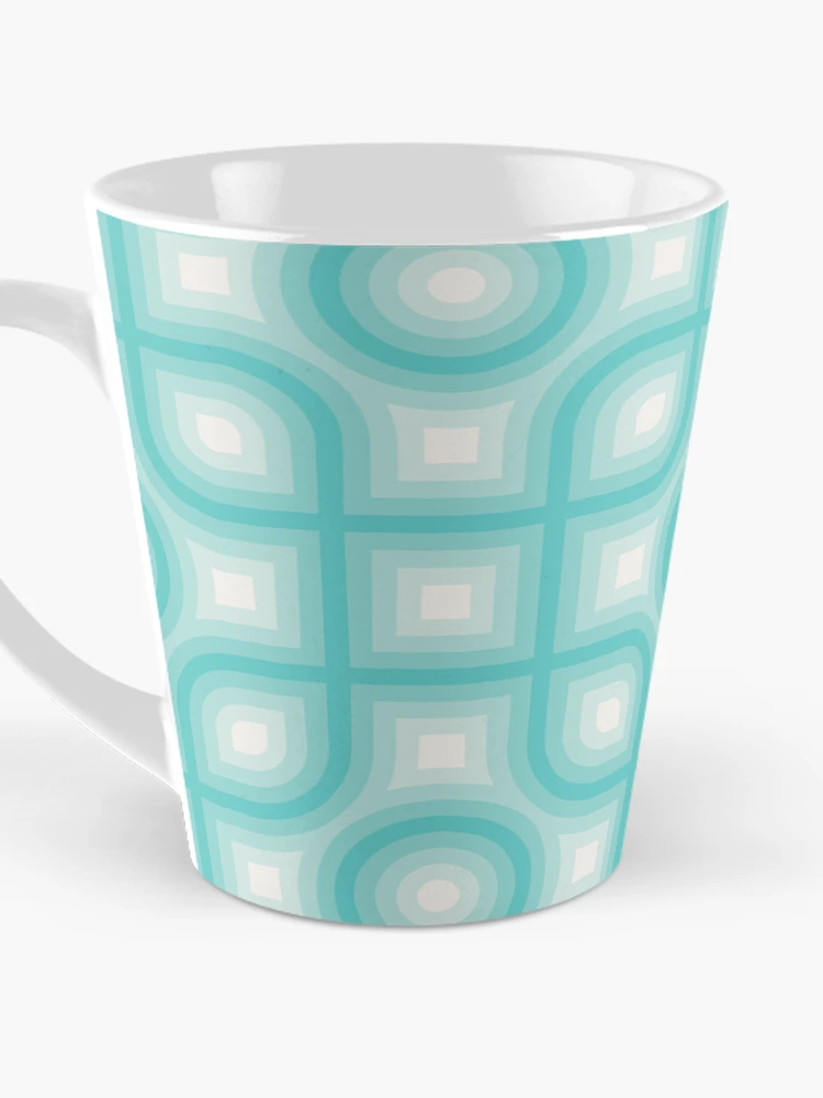 Thumbnail 3 of 4, Coffee Mug, Cloud Dancer Rising Rivulet Abstract Pattern designed and sold by PatternSalad.