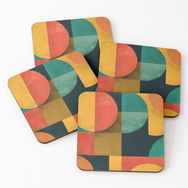 Item preview, Vibrant shapes on texture designed and sold by anytka.